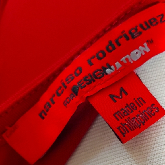 Narciso Rodriguez Red long sleeve dress Size M - Picture 2 of 2